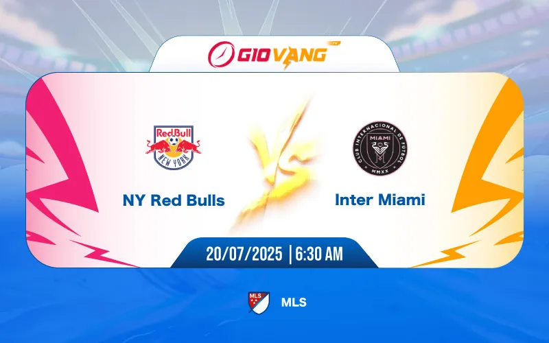 Soi kèo New York RB vs Inter Miami 06h30 ngày 20/7/2025 - MLS