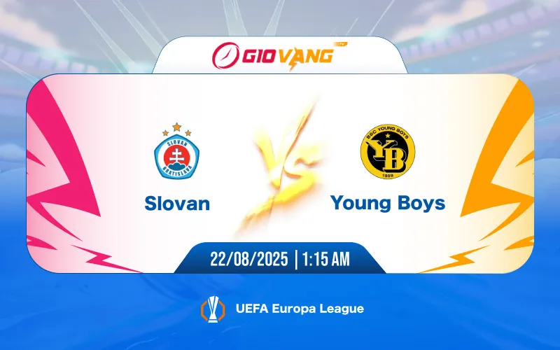 Soi kèo Slovan vs Young Boys 01h15 ngày 22/8/2025 - Cup C2