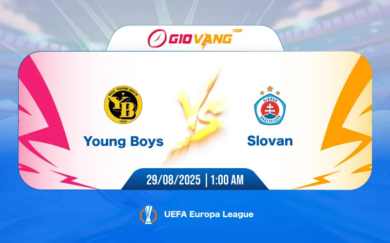Soi kèo Young Boys vs Slovan 01h00 ngày 29/8/2025 - Cup C2