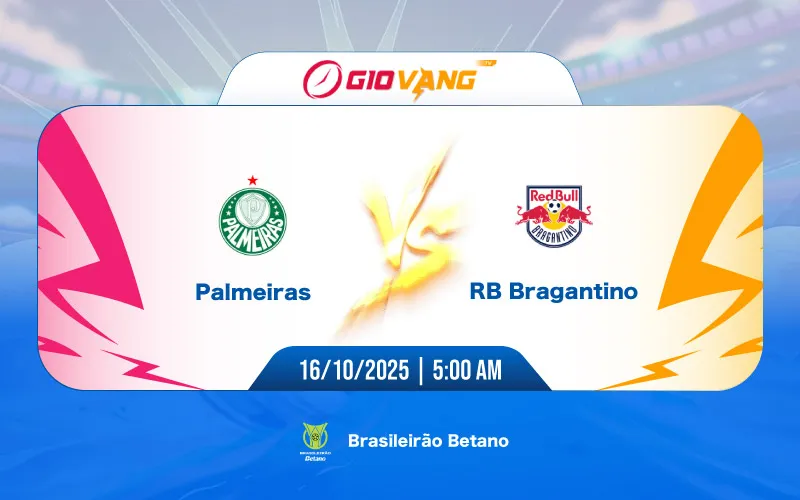 Soi kèo Palmeiras vs Bragantino 05h00 ngày 16/10/2025 - VĐQG Brazil
