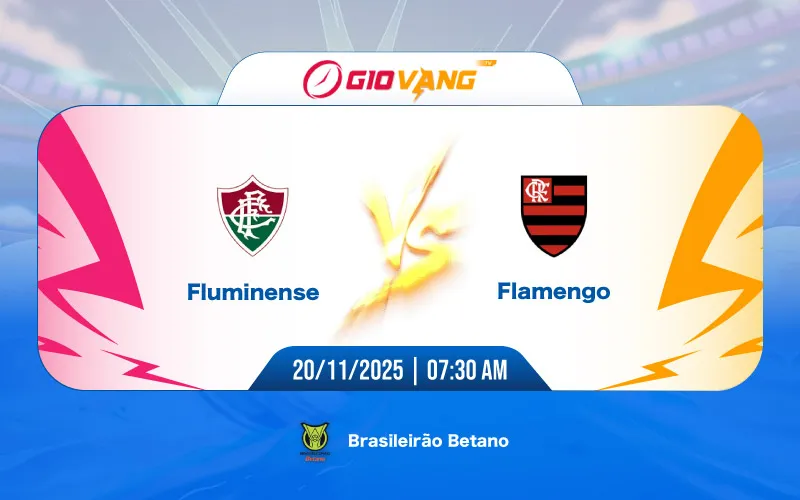 Soi kèo Fluminense vs Flamengo RJ 07h30 ngày 20/11/2025 - VĐQG Brazil
