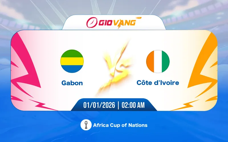Soi kèo Gabon vs Bờ Biển Ngà 02h00 ngày 01/01/2026 - Cup Châu Phi