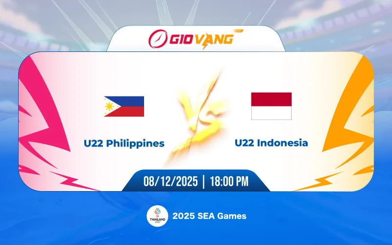 Soi kèo U22 Philippines vs U22 Indonesia 18h00 ngày 08/12/2025 - SEA Games