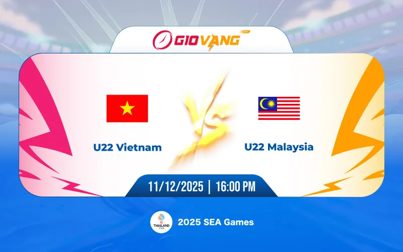 Soi kèo U22 Việt Nam vs U22 Malaysia 16h00 ngày 11/12/2025 - SEA Games