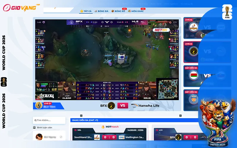 Xem trực tiếp World Cup 2026 mượt mà tại Giovang TV