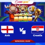 Soi kèo Anh vs Croatia 03h00 ngày 18/6/2026 - World Cup 2026