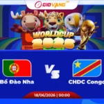 Soi kèo Bồ Đào Nha vs DR Congo 00h00 ngày 18/6/2026 - World Cup 2026