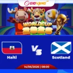 Soi kèo Haiti vs Scotland 08h00 ngày 14/6/2026 - World Cup 2026
