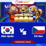 Soi kèo Hàn Quốc vs CH Séc 09h00 ngày 12/6/2026 - World Cup 2026