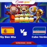 Soi kèo Tây Ban Nha vs Cape Verde 23h00 ngày 15/6/2026 - World Cup 2026