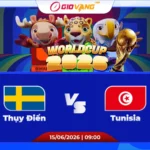 Soi kèo Thụy Điển vs Tunisia 09h00 ngày 15/6/2026 - World Cup 2026