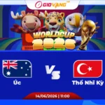 Soi kèo Úc vs Thổ Nhĩ Kỳ 11h00 ngày 14/6/2026 - World Cup 2026